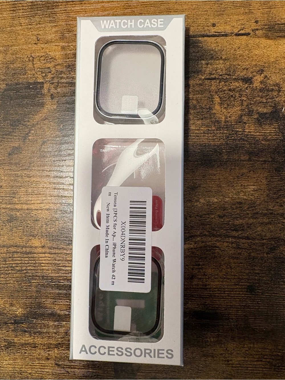 Silver and Clear Watch Case Protective Frame for Smartwatch